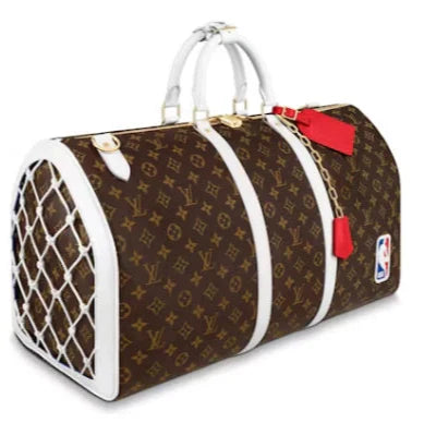 Louis Vuitton x NBA Monogram Keepall Bandoulière 55 Duffle Bag -  Brown