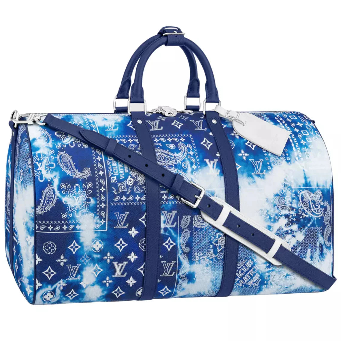 Louis Vuitton City Keepall Bandoulière 50 Travel Bag - Blue