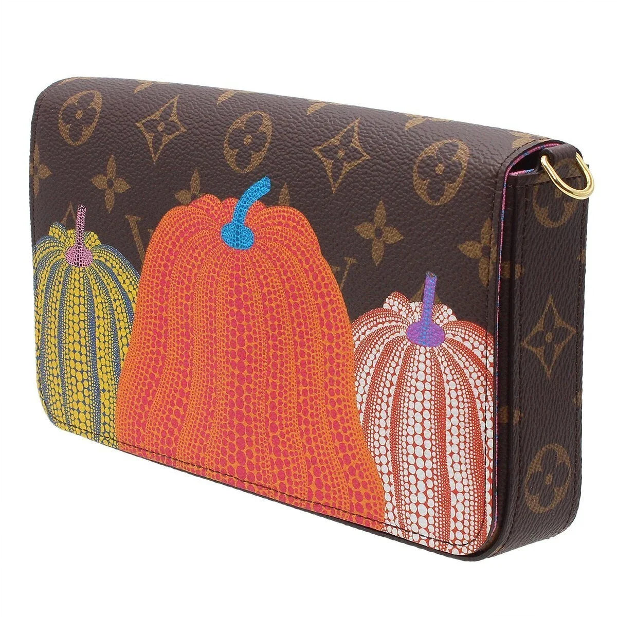 Louis Vuitton x Yayoi Kusama Pochette Accessoires Shoulder Bag - Brown