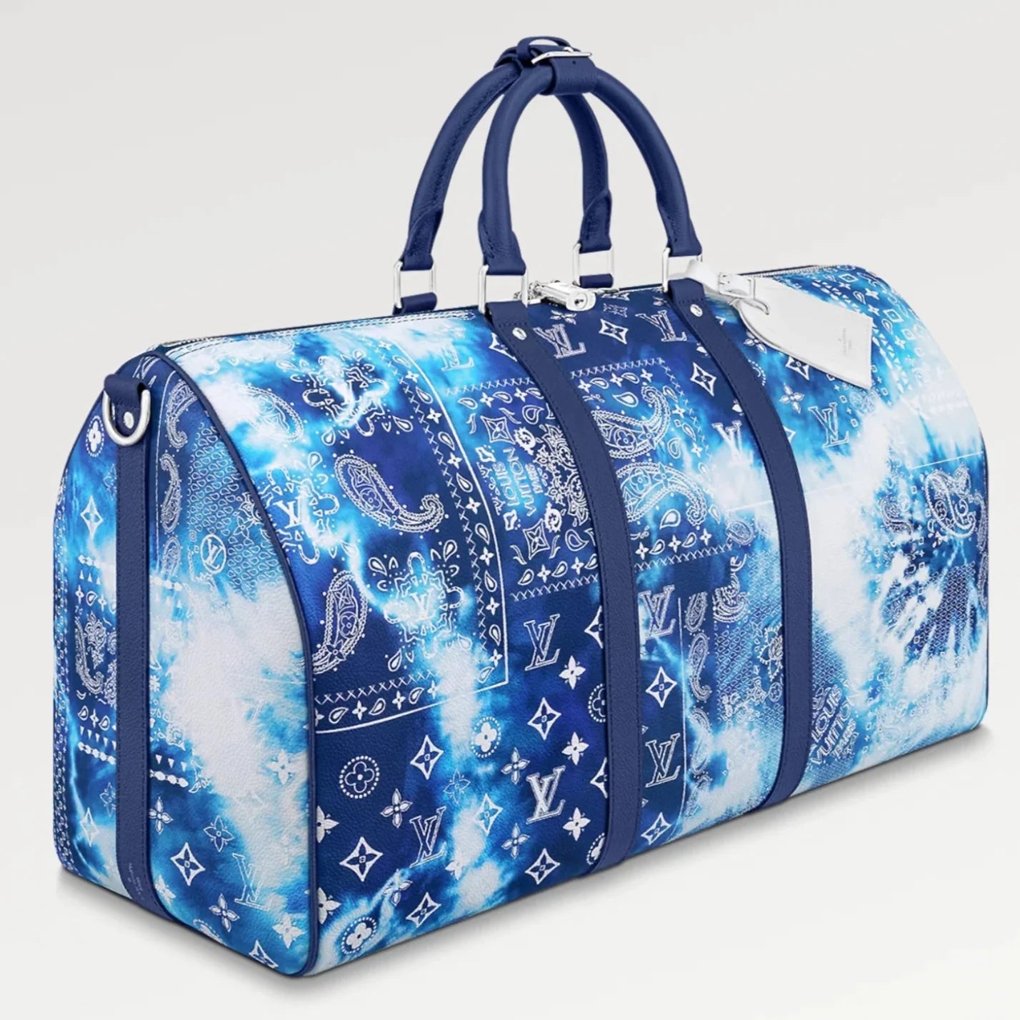 Louis Vuitton City Keepall Bandoulière 50 Travel Bag - Blue