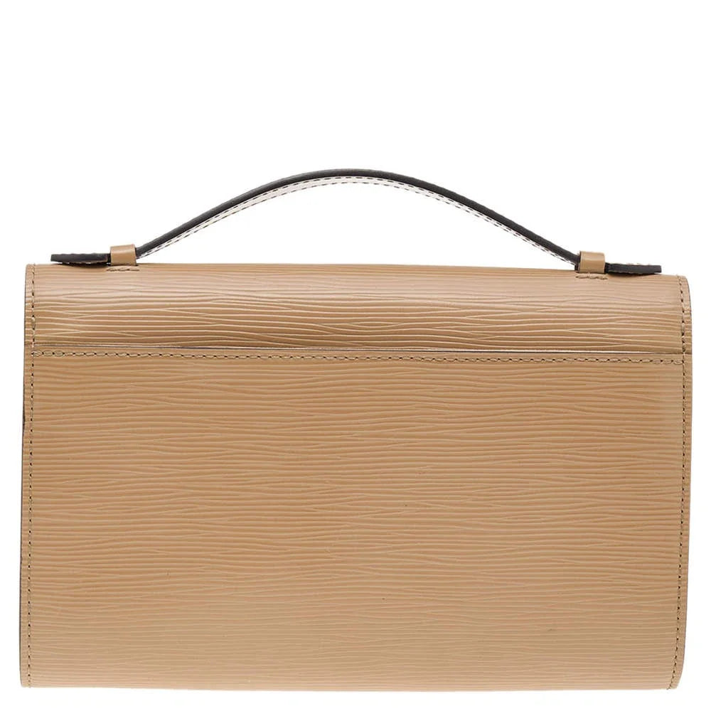 Louis Vuitton Dune Epi Leather Clery Pochette Bag - Beige
