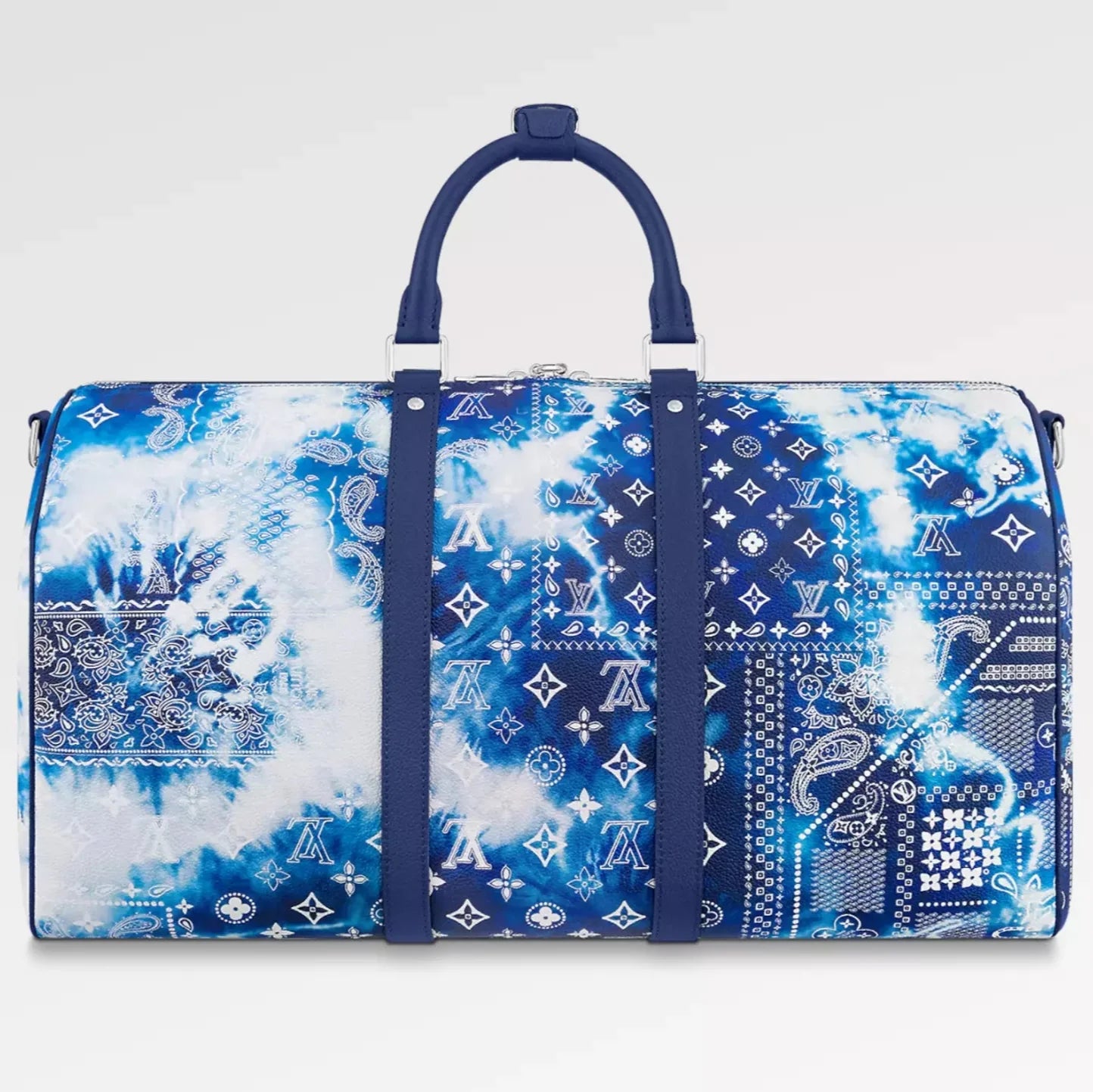 Louis Vuitton City Keepall Bandoulière 50 Travel Bag - Blue