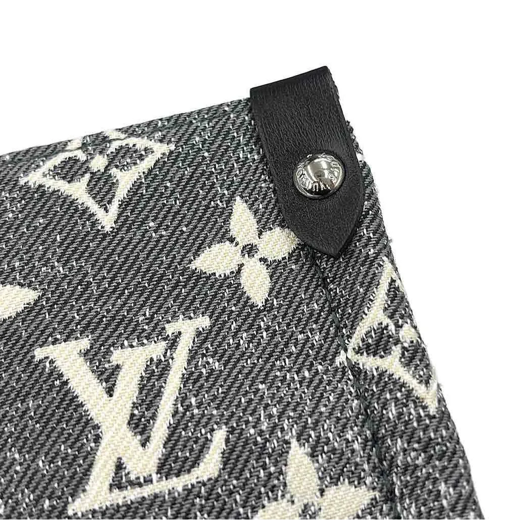 Louis Vuitton Monogram Jacquard Denim OnTheGo MM Tote Bag - Black