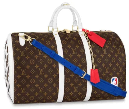 Louis Vuitton x NBA Monogram Keepall Bandoulière 55 Duffle Bag -  Brown