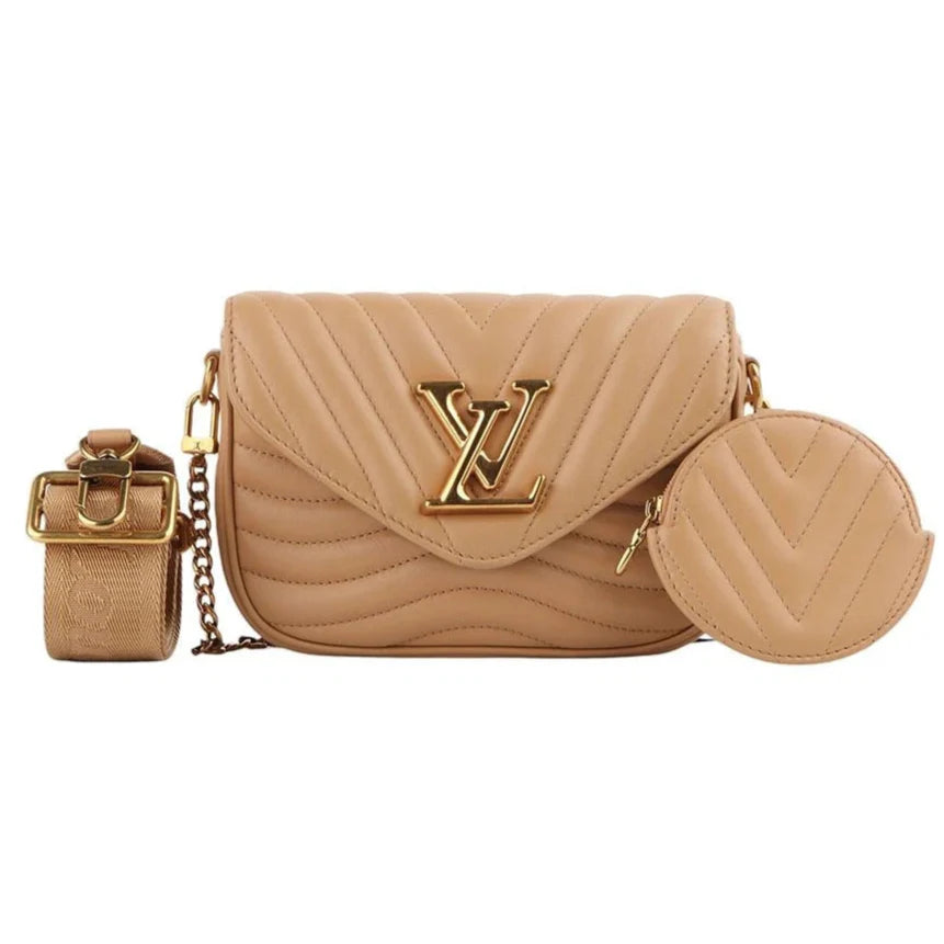 Louis Vuitton New Wave Multi Pochette Crossbody Bag - Brown