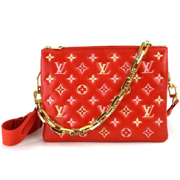 Louis Vuitton Coussin PM Shoulder Bag - Red
