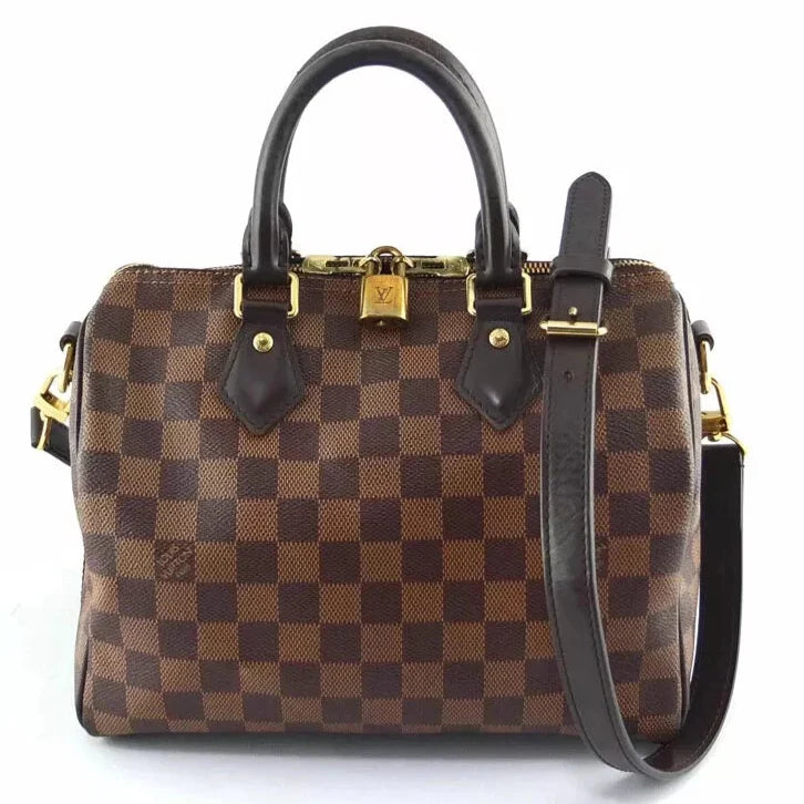 Louis Vuitton Speedy Bandoulière 25 Handbag - Damier Ebene Brown