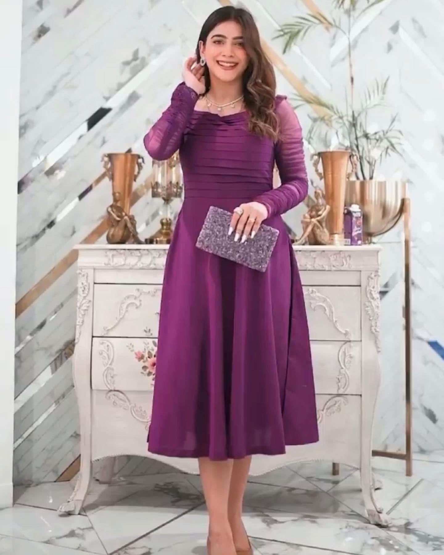 Dusky Plum Dress